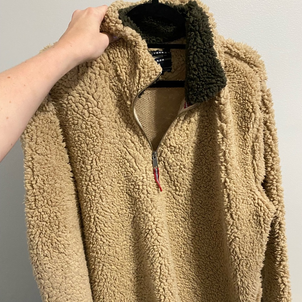 Southern Marsh “True Grit” fur pullover